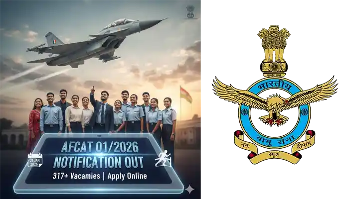 Indian Air Force AFCAT 01/2026 Notification: Eligibility, Salary, How to Apply